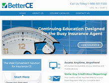 Tablet Screenshot of betterce.com